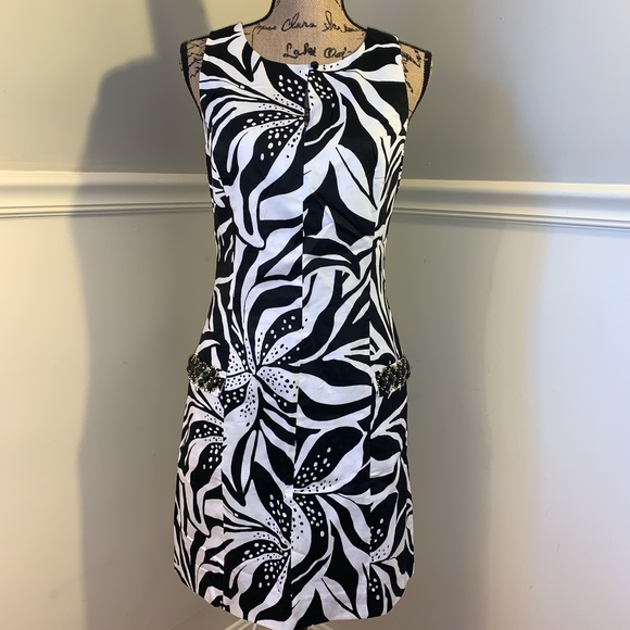 LILLY PULITZER Beaded Forsythia Dress Sz.6 MINT! - Picture 1 of 7